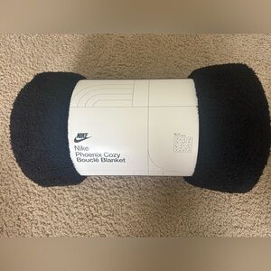 Nike Black Bouclé Blanket